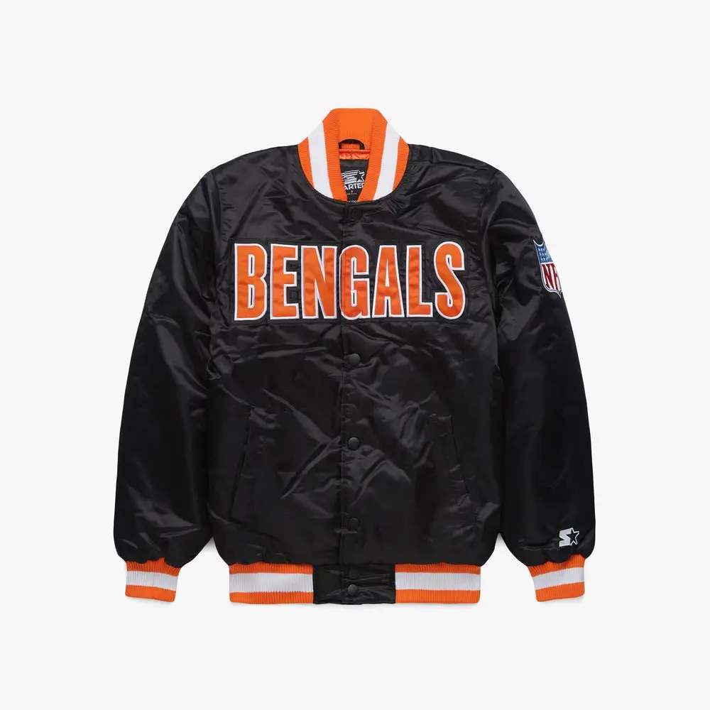 Bengals-Blackout-Satin-Jacket-by-HOMAGE-x-Starter1-front.webp