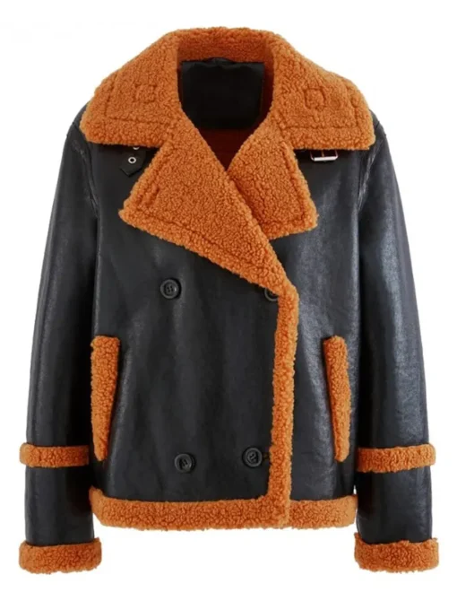 Austin Brown Leather Black Jacket for Men