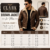 Clark Shearling Leather Brown Jacket for Men