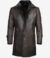 Davis Shearling Leather Brown Jacket for Men