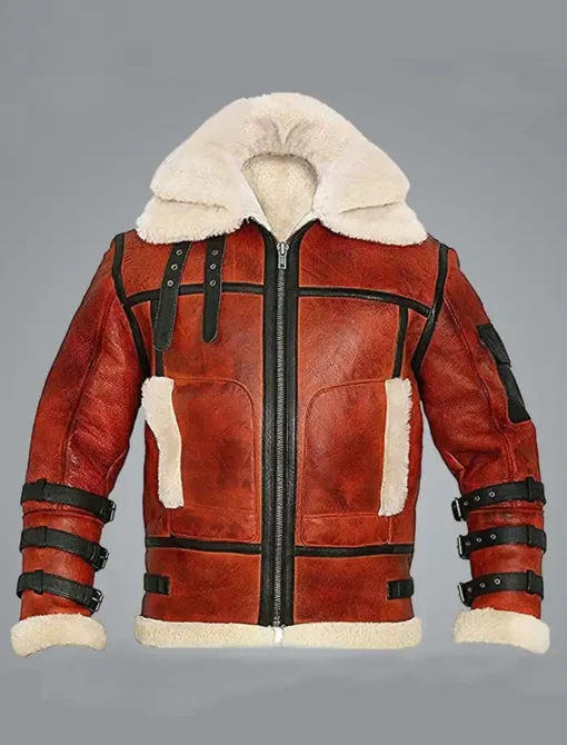 Drew Aviator B6 Sheepskin Bomber Leather