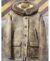 Jamie Hooded Shearling Parka Leather Jacket for Men