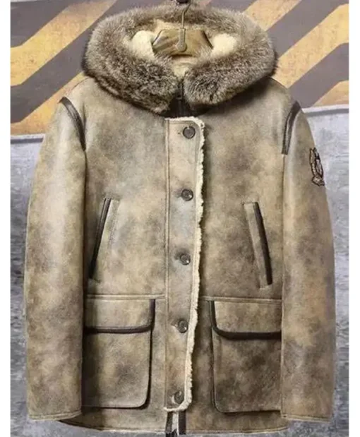 Jamie Hooded Shearling