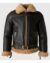 Lewis Battle SF Bomber Shearling Fur Jacket for Men