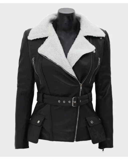 Natalie Shearling Leather