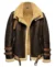 Peter Brown Triple Belted Cuffs Shearling Jacket for Men