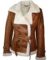 Rachael Aviator Double Breasted Leather Jacket for Women