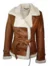 Rachael Aviator Double Breasted Leather Jacket for Women